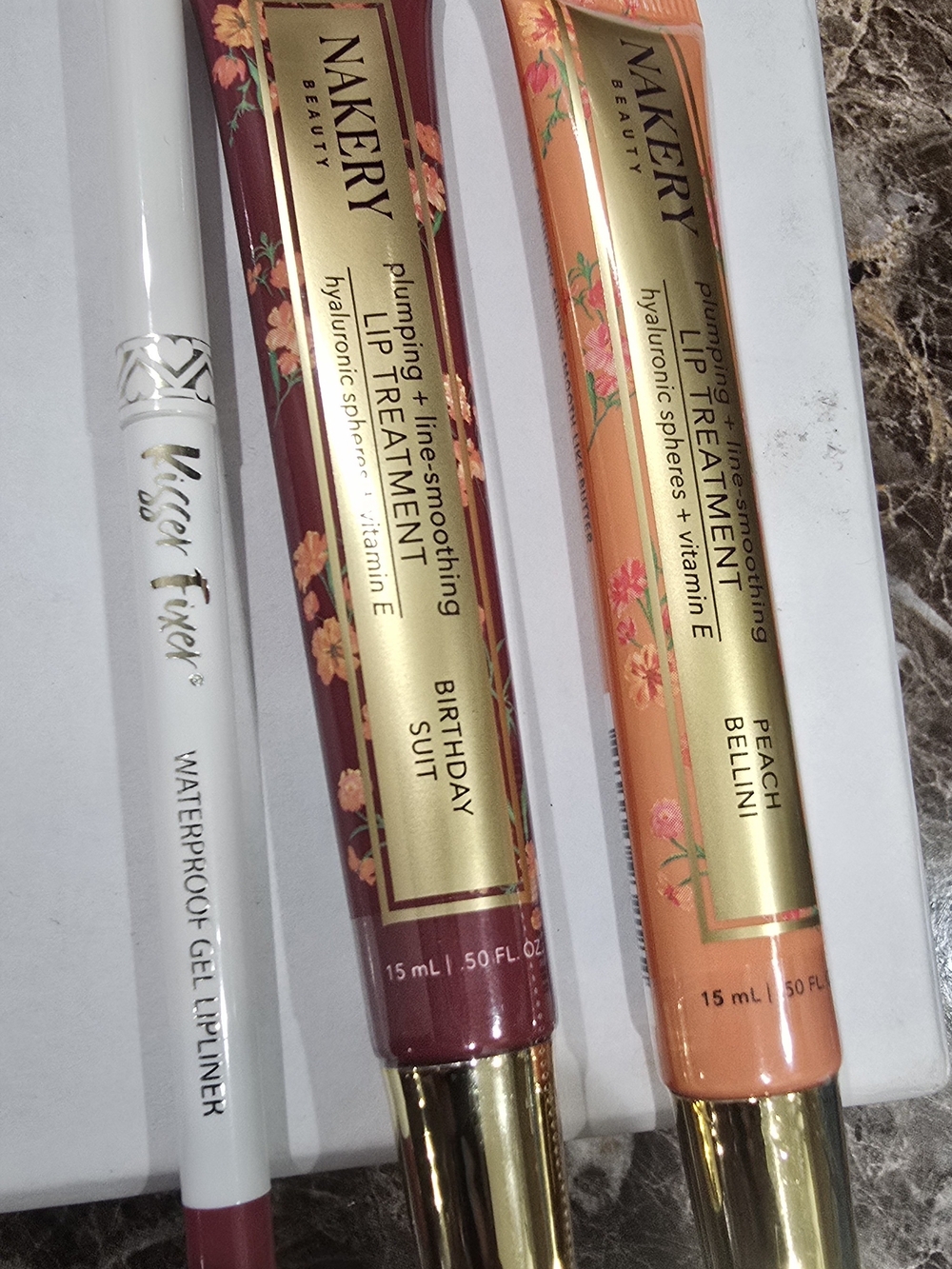 Nakery Plumping+ Line Smoothing Lip Treatment Set Of 2 NEW